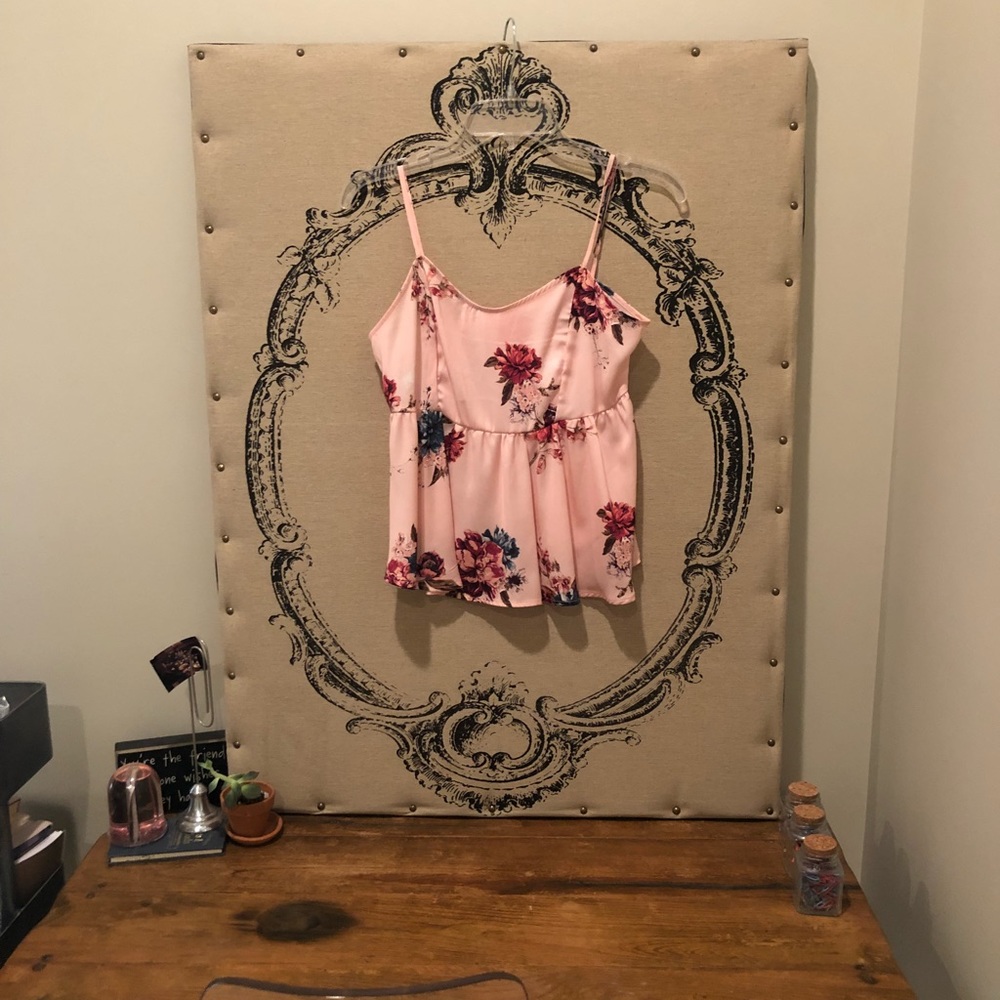 Floral Tank Top Blouse